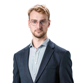 Photo of Łukasz Sobieraj smiling. Photo of Łukasz Sobieraj smiling.
