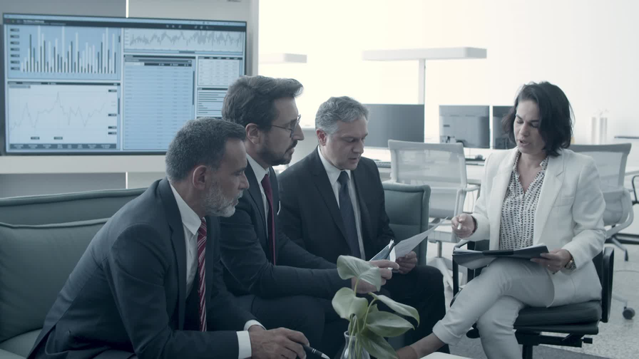 AI for financial services background video AI for financial services background video